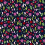 Sherrie Morgan Design original art of Native Bush on Navy