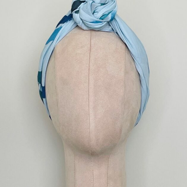 SMD original deisgn creating waves. Abstract sea design. Front view of a twisted turban