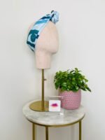 SMD original deisgn creating waves. Abstract sea design. Side view of a twisted turban